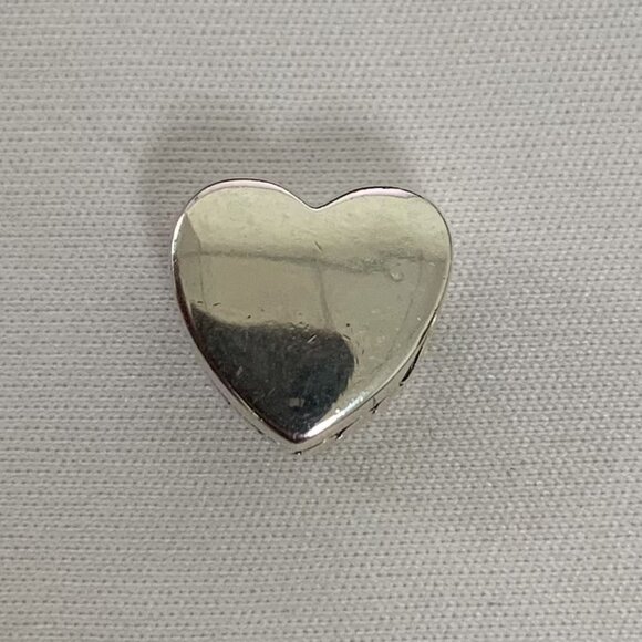 Pandora Soccer Mom Exclusive Travel Heart Charm Pendant, S925 Silver Jewelry - Picture 2 of 4